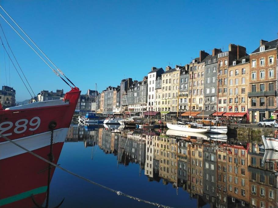 Apartamento Bienvenue Chez Vous Honfleur Exterior foto